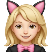 Бантики. Девочки котики sticker