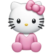 Hello kitty classic iOS emoji style sticker