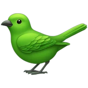 bird green green greeb sticker