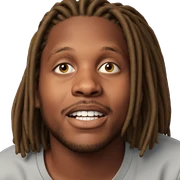 boy with dreadlocks smiling sticker