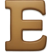 Letter F sticker