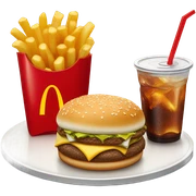 McDonald’s meal  sticker