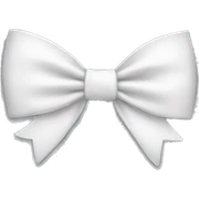 white bow sticker