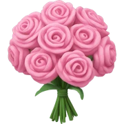 pink bouquet sticker