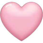 coração rosa claro sticker