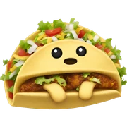 Eating tacos  sticker