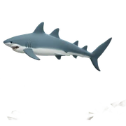 shark tree sticker