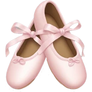 Pale pink ballet shoes sticker