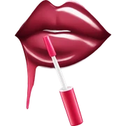Lip gloss sticker