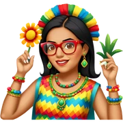 Joyful Reveler sticker