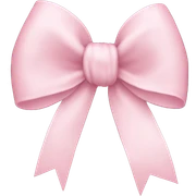 Light pink bow  sticker
