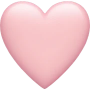pastel pink heart sticker