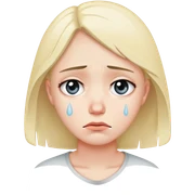 Sad sticker