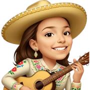 Mariachi Guitarist sticker
