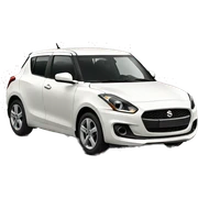White swift car sticker