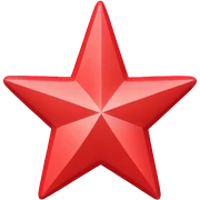 Red Star  sticker