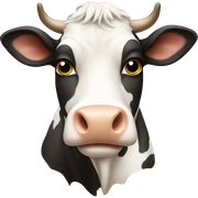 Cow sticker