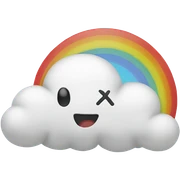 a cloud  sticker