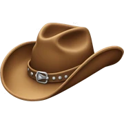 Cowboy hat sticker
