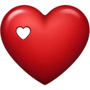 dark red heart sticker