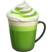 Matcha latte  sticker
