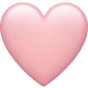 pastel pink heart sticker