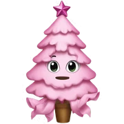 pink Christmas  sticker