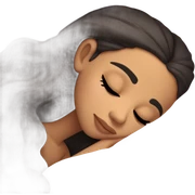 Ariana Grande sleeping sticker