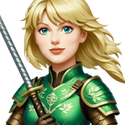 Emerald Samurai sticker