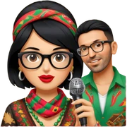 Colorful Singer sticker