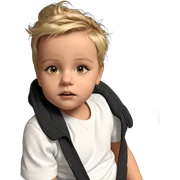 blonde girl looking at you sticker