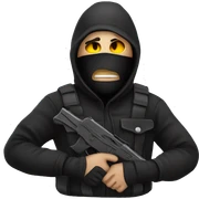 robber emoji sticker