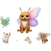 Fairy animals  sticker