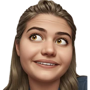 realistic portrait of smiling girl sticker