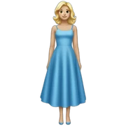 BLUE DRESS  sticker