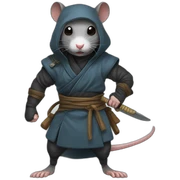 Ninja Rat sticker