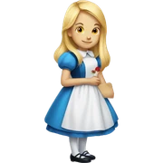 Alice in wonderland  sticker