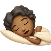 Sleep girl sticker