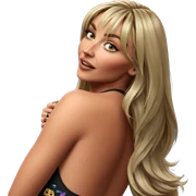 blonde girl with tattoos sticker