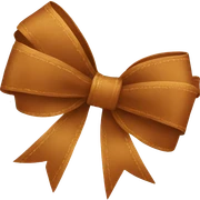 Thanksgiving bow  sticker