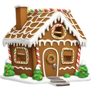 Gingerbread house sticker