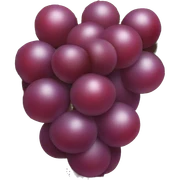 red grapes sticker