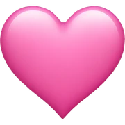 Pink heart sticker