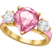pink diamond ring sticker