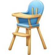 Baby high chair sticker