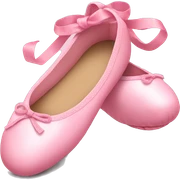 Pink ballet shoes sticker