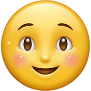 stardusted yellow winking emoji sticker