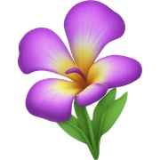 Flower sticker