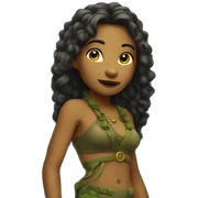 jungle girl sticker