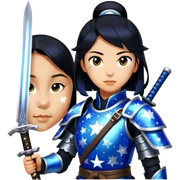 Celestial Samurai sticker